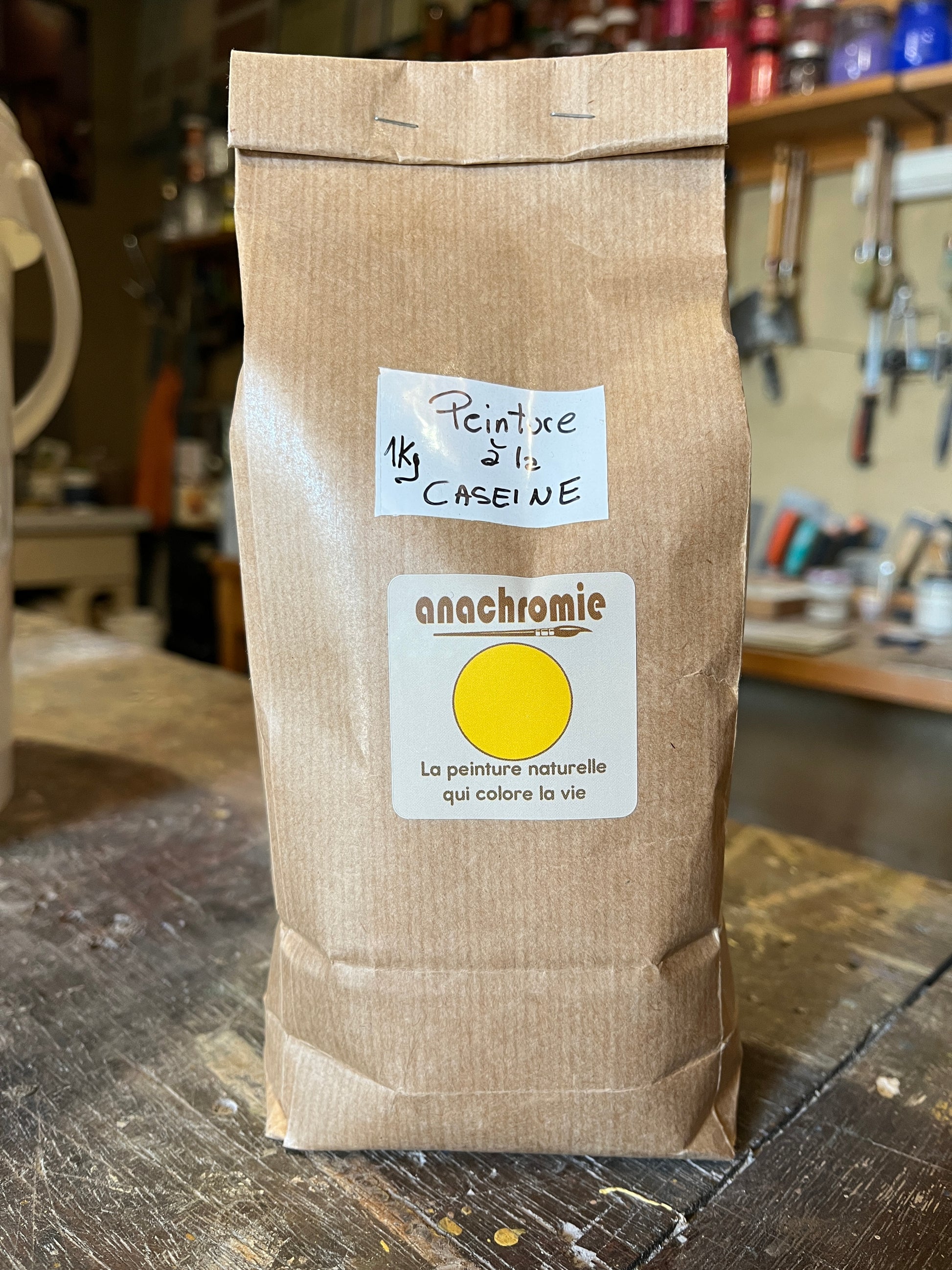 Peinture à la Caséine blanche