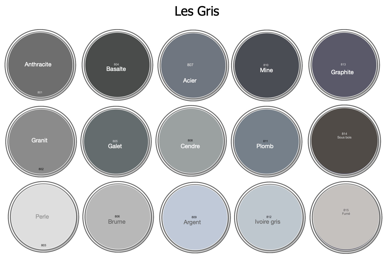 Finition Velours Teintée Grise