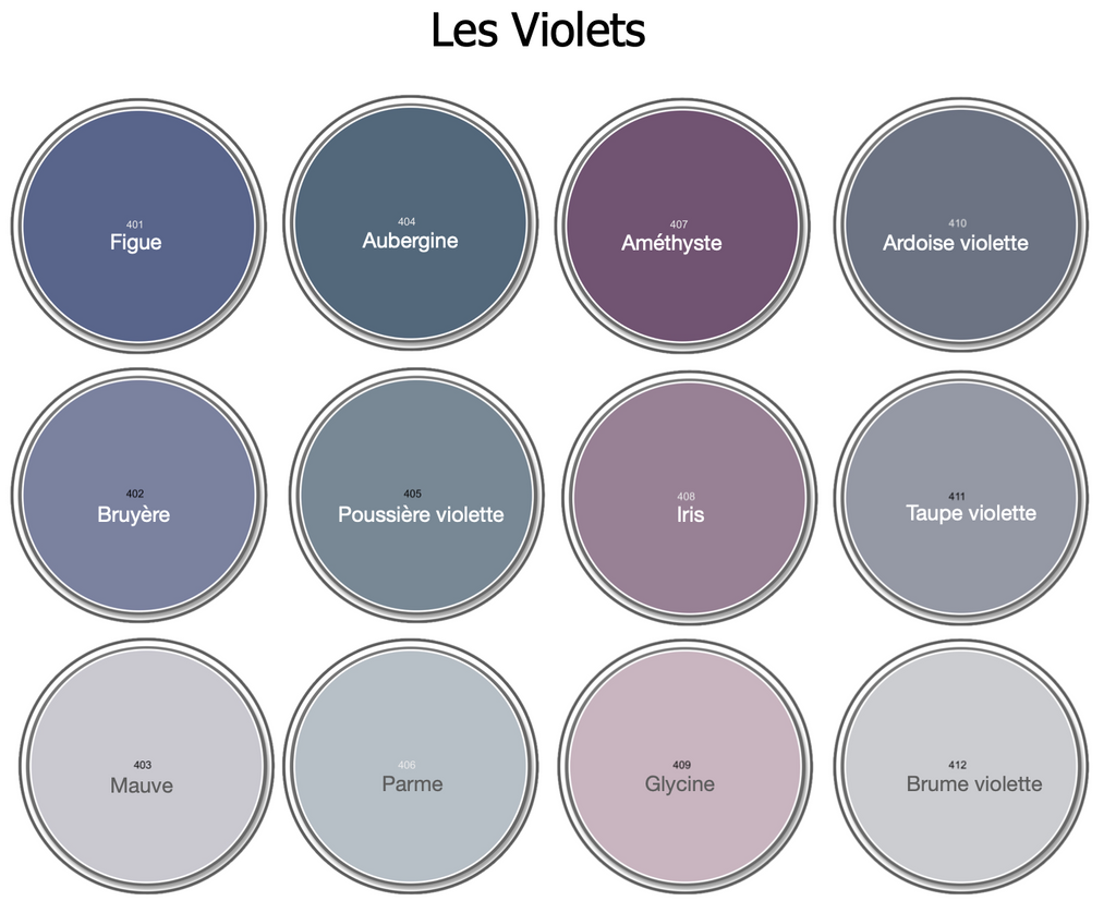 Finition Velours Teintée Violet