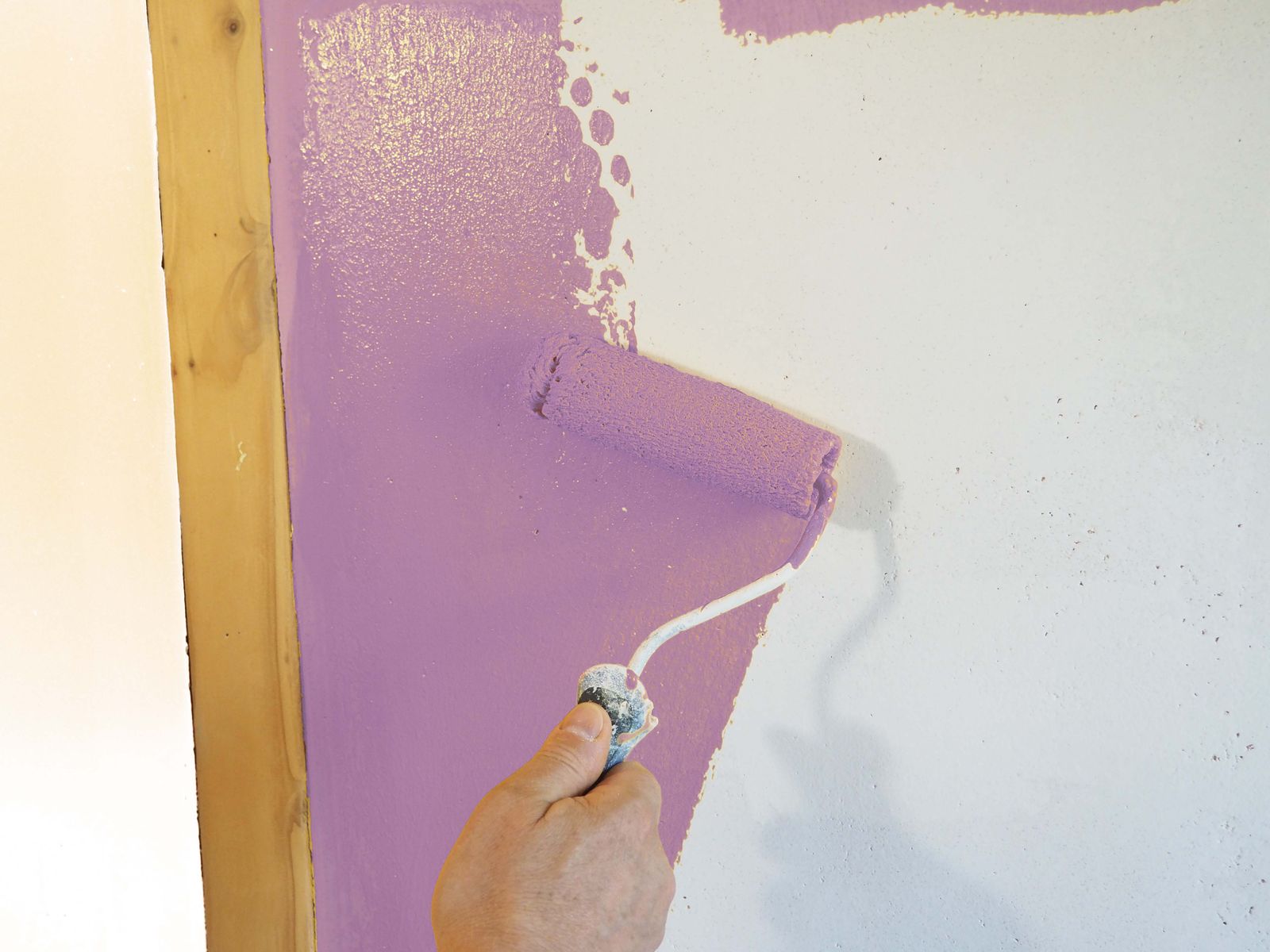 Finition Velours Teintée Rose