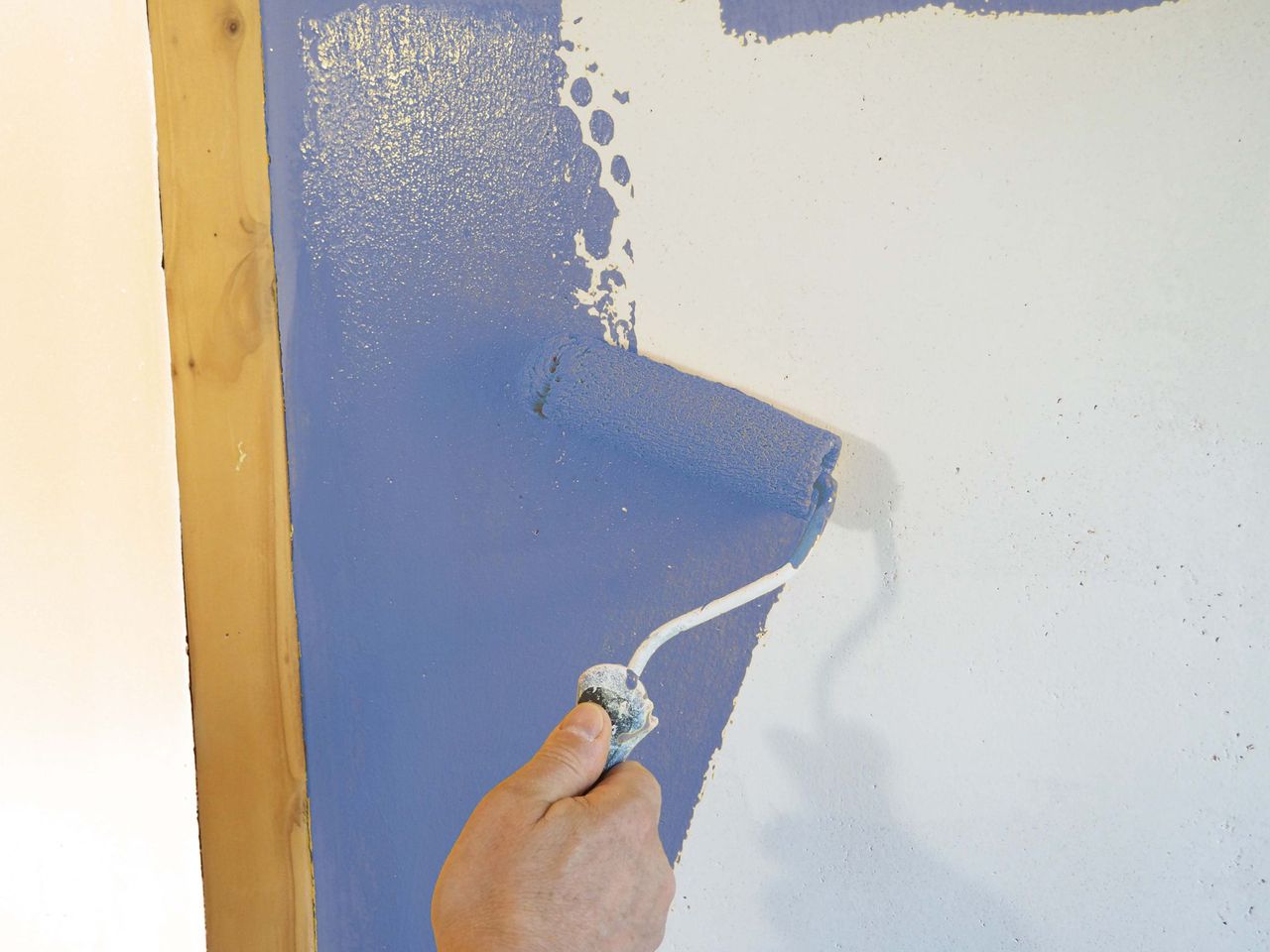 Finition Velours Teintée Bleue